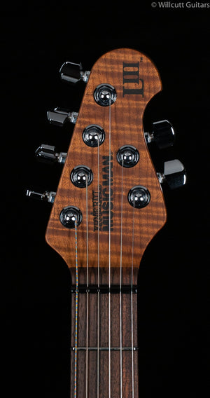 Ernie Ball Music Man Luke III HSS Flame Maple Top Lucious Luke Green