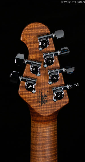 Ernie Ball Music Man Luke III HSS Flame Maple Top Lucious Luke Green