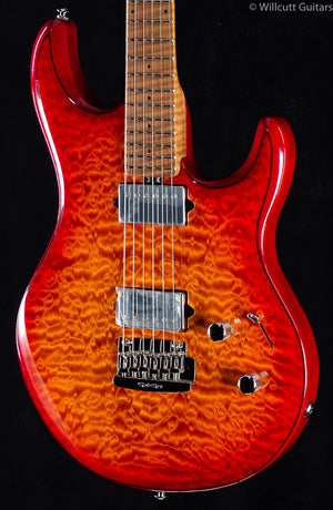 Ernie Ball Music Man Luke III Lava Burst Quilt Willcutt Limited