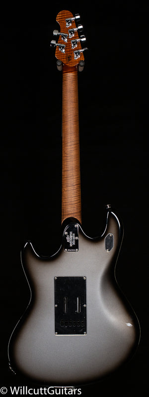 Ernie Ball Music Man Stingray Guitar HH Trem Silver Burst The Governor