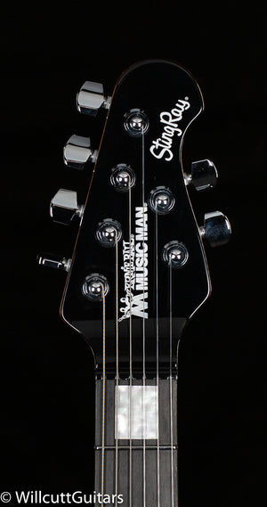 Ernie Ball Music Man Stingray Guitar HH Trem Silver Burst The Governor