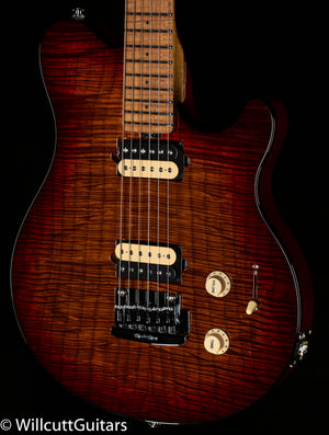 Ernie Ball Music Man Axis Super Sport Roasted Amber Flame