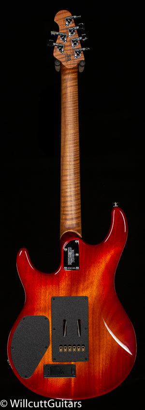 Ernie Ball Music Man Luke III HSS Maple Top Cherry Burst Quilt