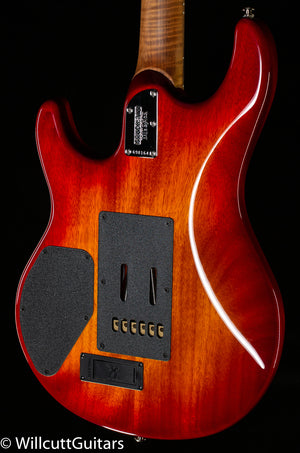 Ernie Ball Music Man Luke III HSS Maple Top Cherry Burst Quilt