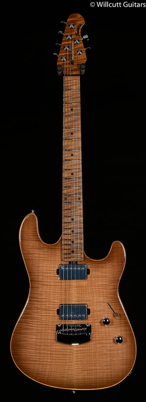 Ernie Ball Music Man Sabre HH Trem Honey Suckle Flame