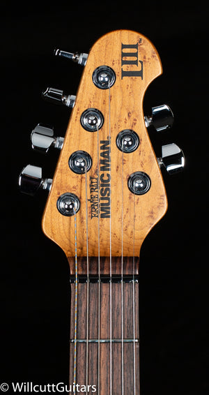 Ernie Ball Music Man Luke III HH Maple Top Cherry Burst Quilt