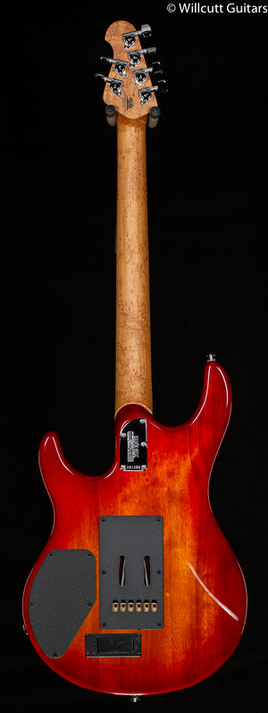 Ernie Ball Music Man Luke III HH Cherry Burst Flame (985)