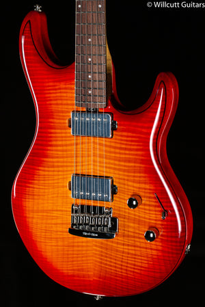 Ernie Ball Music Man Luke III HH Cherry Burst Flame (985)