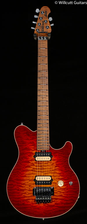 Ernie Ball Music Man Willcutt Limited Axis Lava Burst Quilt Floyd Rose
