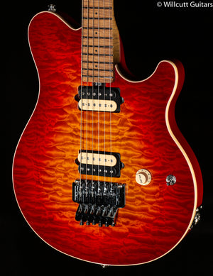 Ernie Ball Music Man Willcutt Limited Axis Lava Burst Quilt Floyd Rose