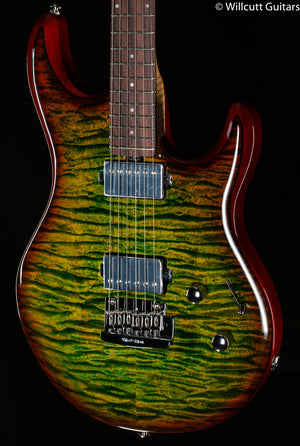 Ernie Ball Music Man Luke III HH Maple Top Lucious Luke Green