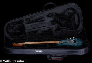Ernie Ball Music Man Sabre HT Guitar HH Trem Yucatan Blue (253)