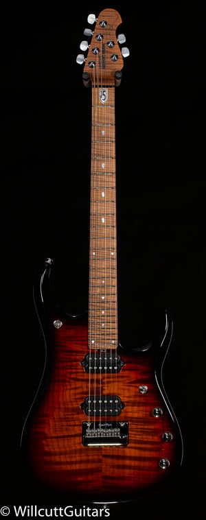 Ernie Ball Music Man JP15 Piezo Tiger Eye Flame Top (417)