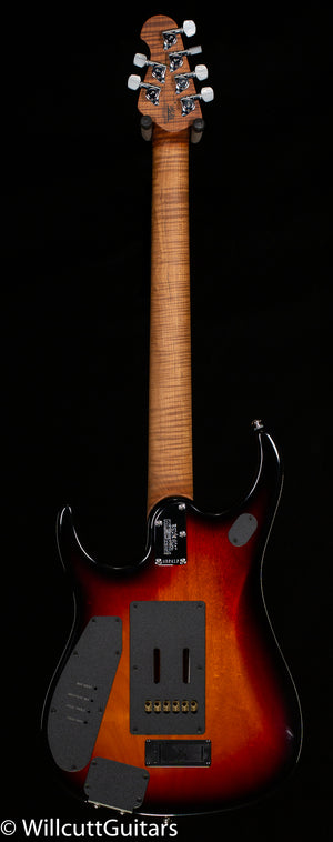 Ernie Ball Music Man JP15 Piezo Tiger Eye Flame Top (417)