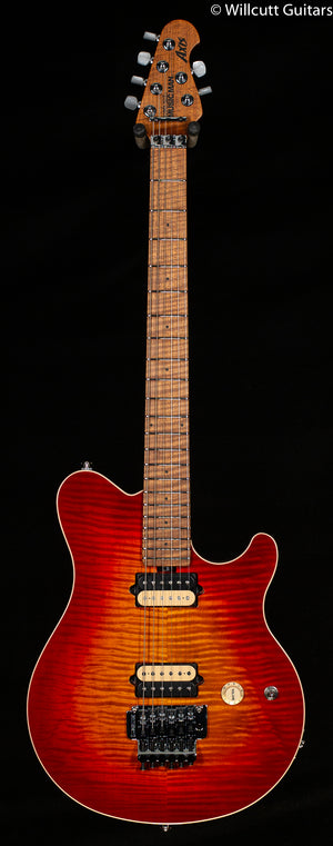 Ernie Ball Music Man Willcutt Limited Axis Lava Burst Flame Floyd Rose (465)