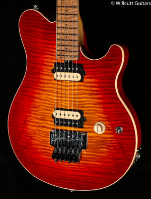 Ernie Ball Music Man Willcutt Limited Axis Lava Burst Flame Floyd Rose (465)