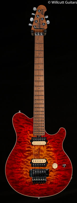 Ernie Ball Music Man Willcutt Limited Axis Lava Burst Quilt Floyd Rose (818)