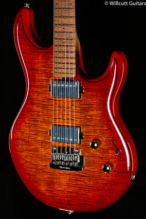 Ernie Ball Music Man Luke III HH Lava Burst Flame Willcutt Limited (845)
