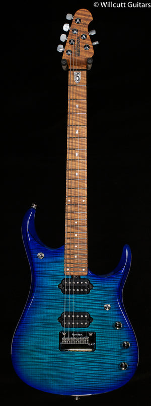 Ernie Ball Music Man JP15 Cerulean Paradise Flame
