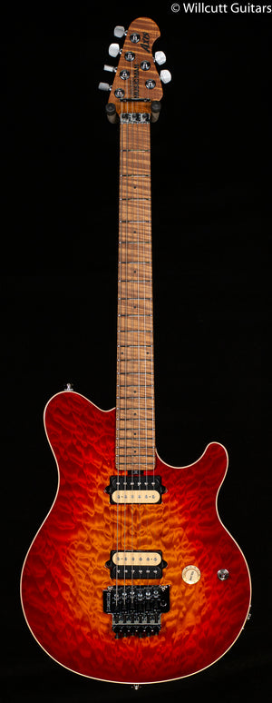 Ernie Ball Music Man Willcutt Limited Axis Lava Burst Quilt Floyd Rose