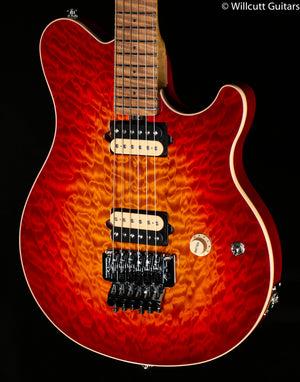Ernie Ball Music Man Willcutt Limited Axis Lava Burst Quilt Floyd Rose