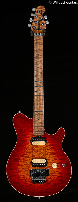 Ernie Ball Music Man Willcutt Limited Axis Lava Burst Quilt Floyd Rose