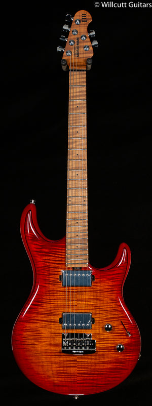 Ernie Ball Music Man Luke III Lava Burst Flame Willcutt Limited (031)
