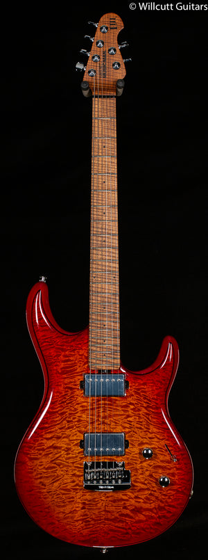 Ernie Ball Music Man Luke III HH Maple Top Lava Burst Quilt (073)