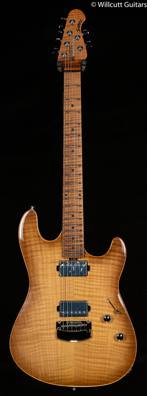 Ernie Ball Music Man Sabre Trem Honeysuckle Flame (160)