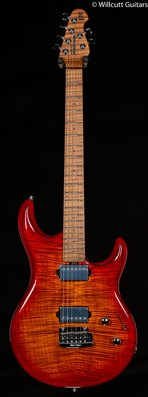 Ernie Ball Music Man Luke III HH Lava Burst Flame Willcutt Limited (379)