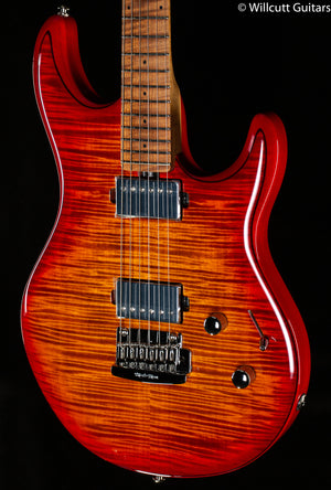 Ernie Ball Music Man Luke III HH Lava Burst Flame Willcutt Limited (398)