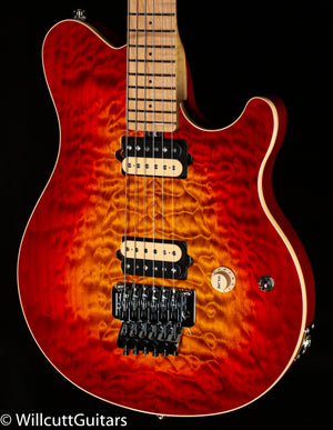 Ernie Ball Music Man Willcutt Limited Axis Lava Burst Quilt Floyd Rose (642)