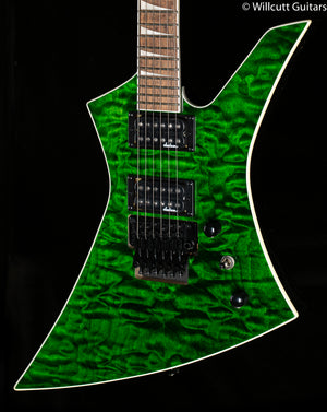Jackson X Series Kelly KEXQ Laurel Fingerboard Transparent Green (108)