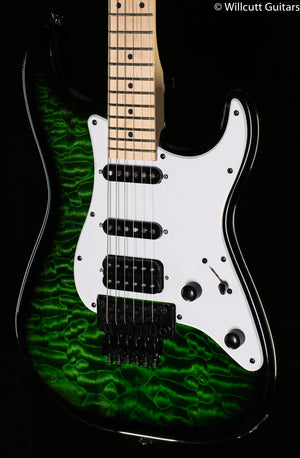 Jackson X Series Signature Adrian Smith SDXQM Maple Fingerboard Transparent Green (237)