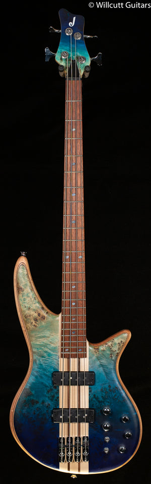 Jackson Pro Series Spectra Bass SBP IV Caramelized Jatoba Fingerboard Caribbean Blue Bass Guitar (188)