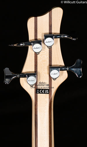 Jackson Pro Series Spectra Bass SBP IV Caramelized Jatoba Fingerboard Caribbean Blue Bass Guitar (188)