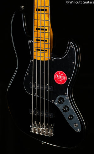 Squier Classic Vibe '70s Jazz Bass V, Maple Fingerboard, Black Bass Guitar (925)