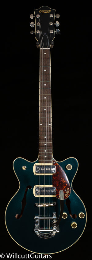 Gretsch G2655T-P90 Streamliner Center Block Jr. Double-Cut P90 with Bigsby Two-Tone Midnight Sapphire and Vintage Mahogany Stain