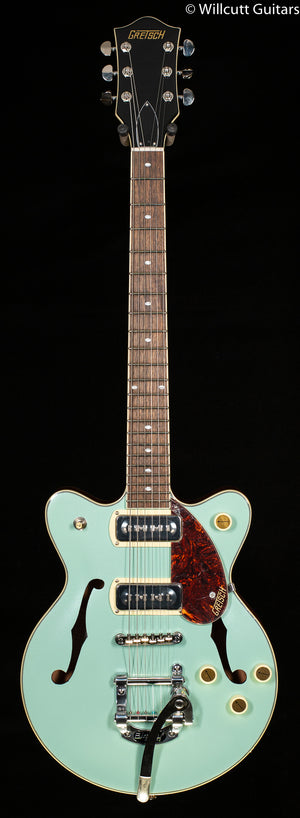 Gretsch G2655T-P90 Streamliner Center Block Jr Two-Tone Mint Metallic with Vintage Mahogany Stain (162)