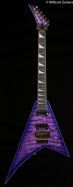 Jackson Pro Series Rhoads RR24Q Ebony Fingerboard Transparent Purple (720)