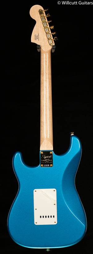 Squier 40th Anniversary Stratocaster Gold Edition Laurel Fingerboard Gold Anodized Pickguard Lake Placid Blue (685)