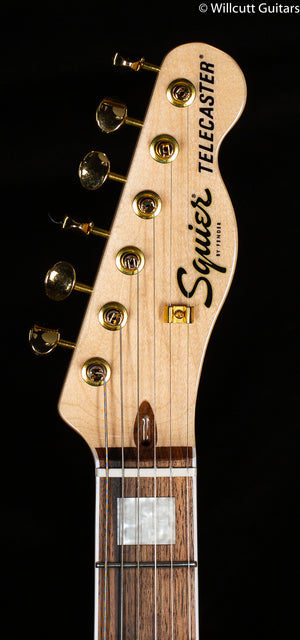 Squier 40th Anniversary Telecaster, Gold Edition, Laurel Fingerboard, Gold Anodized Pickguard, Black (065)