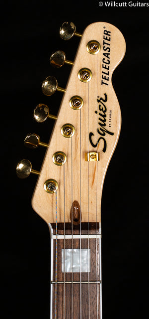 Squier 40th Anniversary Telecaster, Gold Edition, Laurel Fingerboard, Gold Anodized Pickguard, Black (056)