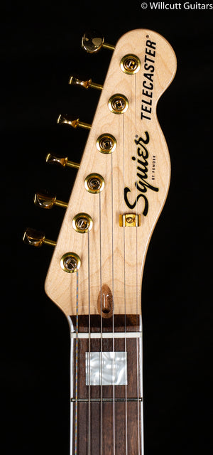 Squier 40th Anniversary Telecaster®, Gold Edition, Laurel Fingerboard, Gold Anodized Pickguard, Sherwood Green Metallic (084)