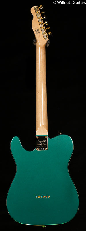 Squier 40th Anniversary Telecaster®, Gold Edition, Laurel Fingerboard, Gold Anodized Pickguard, Sherwood Green Metallic