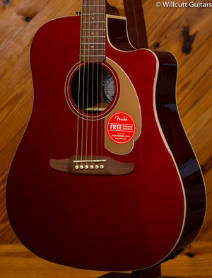 Fender Redondo Player, Candy Apple Red DEMO
