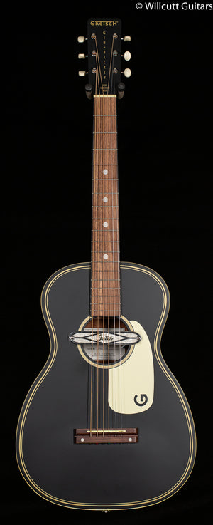 Gretsch G9520E Gin Rickey Acoustic/Electric with Soundhole Pickup, Walnut Fingerboard, Smokestack Black