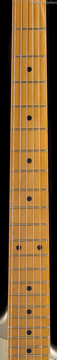 Fender FSR Traditional 50's Stratocaster Inca Silver with Shoreline Gold Stripes