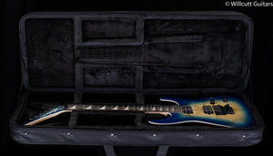 Jackson MJ Series Dinky DKRP, Ebony Fingerboard, Transparent Blue Burst (803)