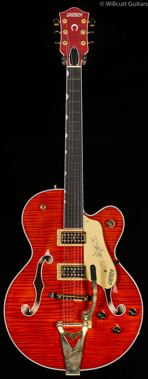 Gretsch G6120TFM Players Edition Nashville with String-Thru Bigsby Orange Stain